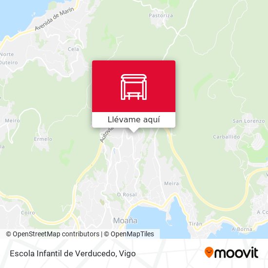 Mapa Escola Infantil de Verducedo