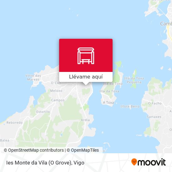 Mapa Ies Monte da Vila (O Grove)