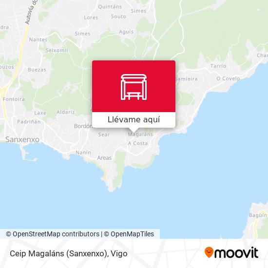 Mapa Ceip Magaláns (Sanxenxo)