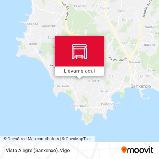 Mapa Vista Alegre (Sanxenxo)