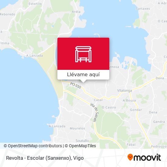 Mapa Revolta - Escolar (Sanxenxo)