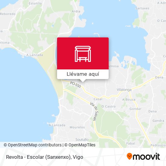 Mapa Revolta - Escolar (Sanxenxo)