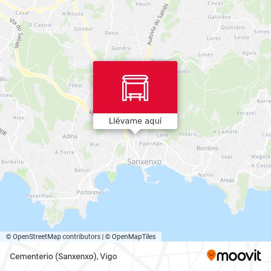 Mapa Cementerio (Sanxenxo)
