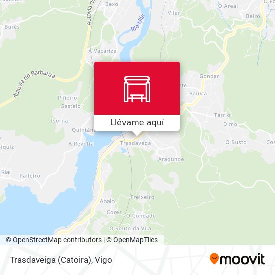 Mapa Trasdaveiga (Catoira)