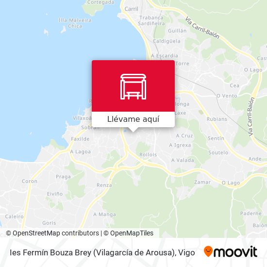 Mapa Ies Fermín Bouza Brey (Vilagarcía de Arousa)