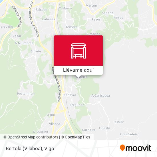 Mapa Bértola (Vilaboa)
