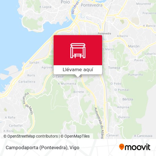 Mapa Campodaporta (Pontevedra)