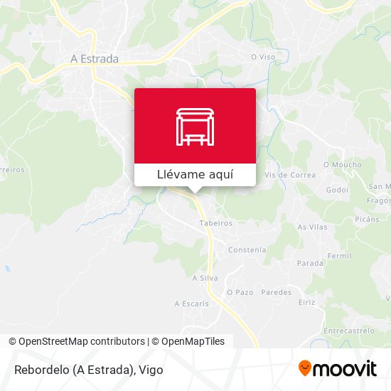 Mapa Rebordelo (A Estrada)