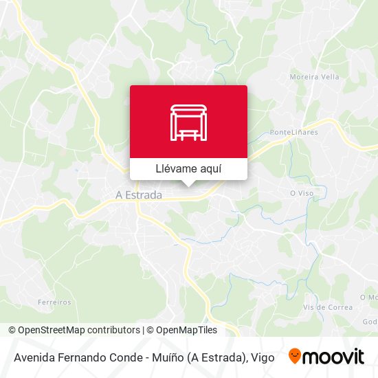 Mapa Avenida Fernando Conde - Muíño (A Estrada)