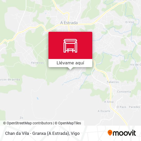 Mapa Chan da Vila - Granxa (A Estrada)