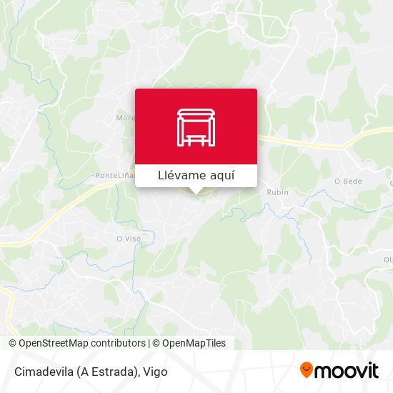 Mapa Cimadevila (A Estrada)