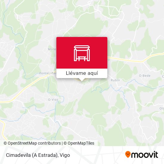 Mapa Cimadevila (A Estrada)