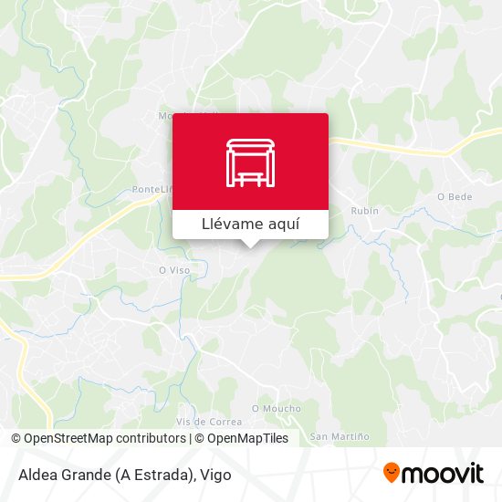 Mapa Aldea Grande (A Estrada)