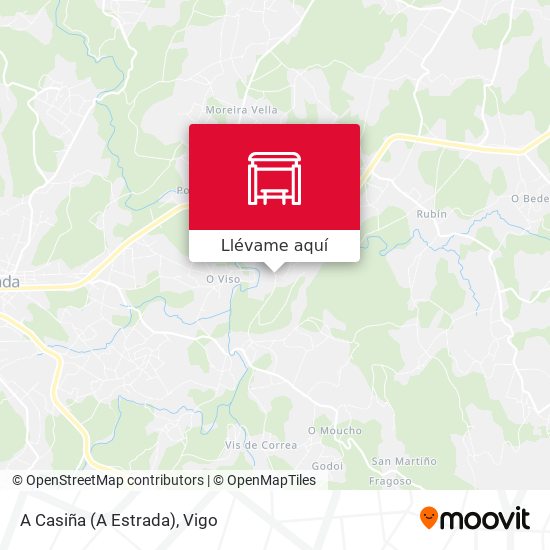 Mapa A Casiña (A Estrada)