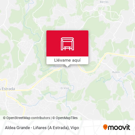 Mapa Aldea Grande - Liñares (A Estrada)