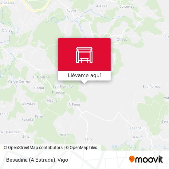 Mapa Besadiña (A Estrada)
