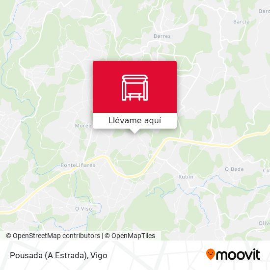 Mapa Pousada (A Estrada)