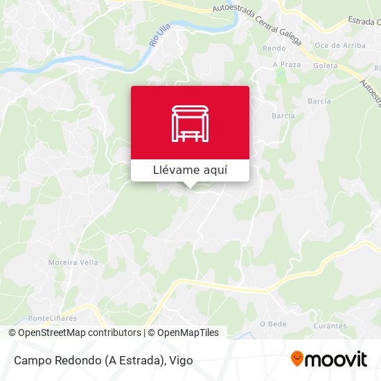 Mapa Campo Redondo (A Estrada)