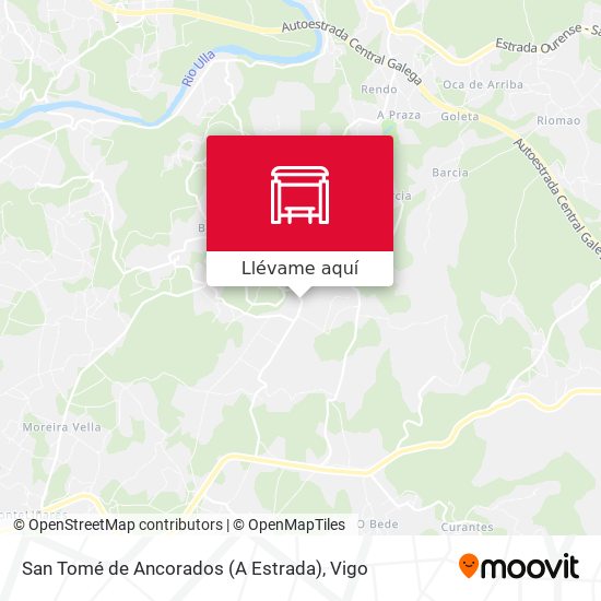 Mapa San Tomé de Ancorados (A Estrada)