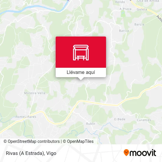 Mapa Rivas (A Estrada)