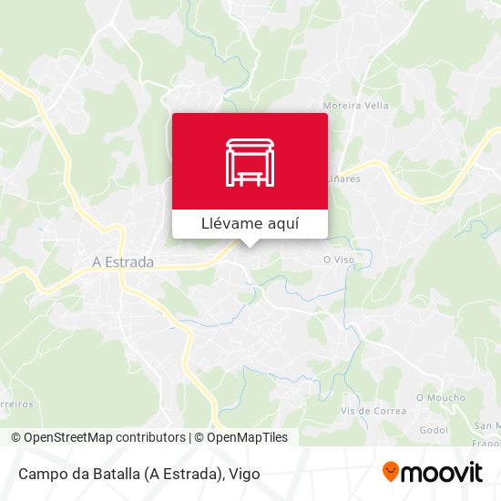 Mapa Campo da Batalla (A Estrada)