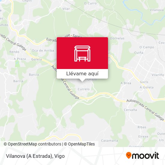 Mapa Vilanova (A Estrada)