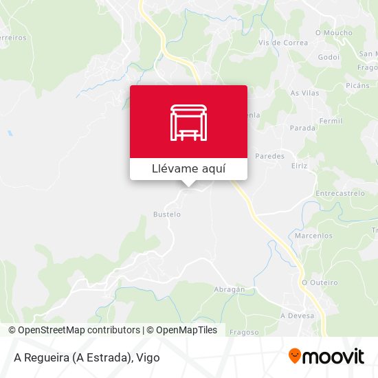 Mapa A Regueira (A Estrada)