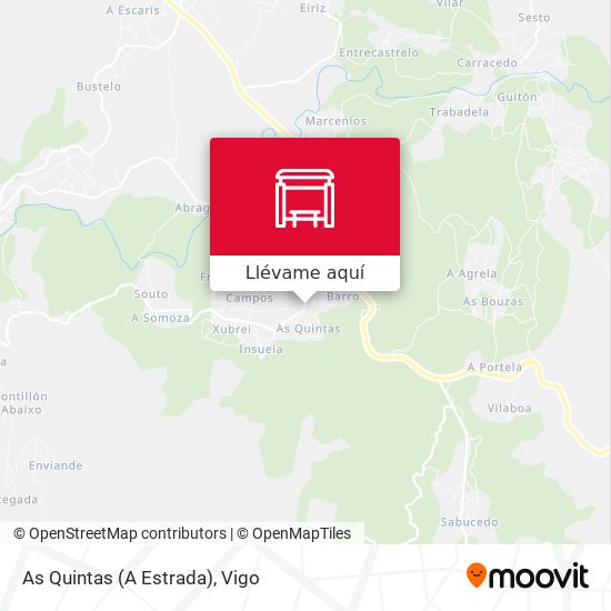 Mapa As Quintas (A Estrada)