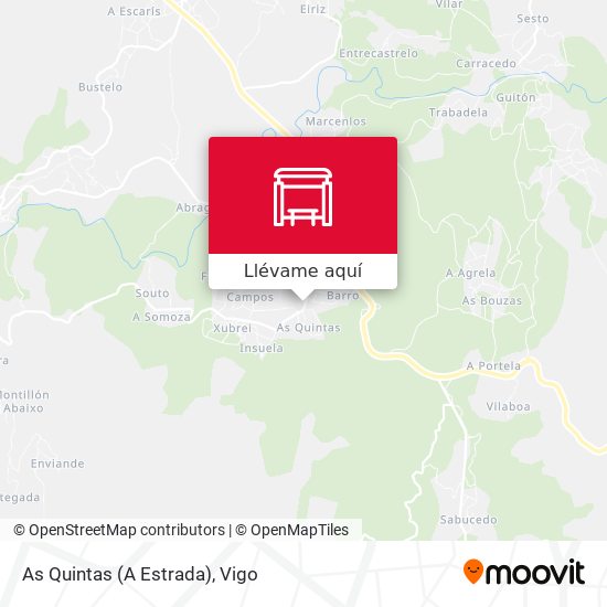 Mapa As Quintas (A Estrada)