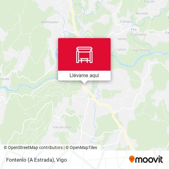 Mapa Fontenlo (A Estrada)