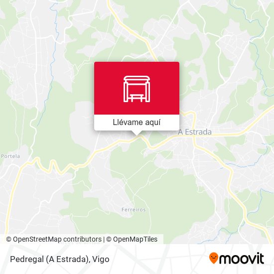Mapa Pedregal (A Estrada)