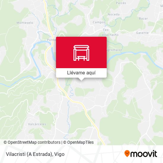 Mapa Vilacristi (A Estrada)