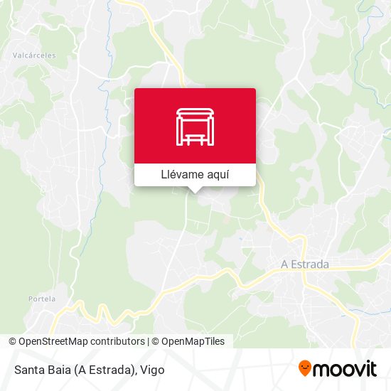 Mapa Santa Baia (A Estrada)