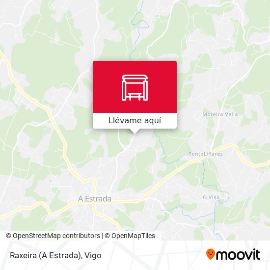 Mapa Raxeira (A Estrada)