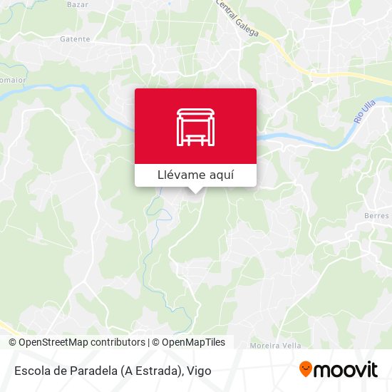 Mapa Escola de Paradela (A Estrada)