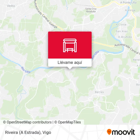 Mapa Riveira (A Estrada)