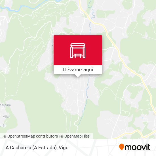 Mapa A Cacharela (A Estrada)