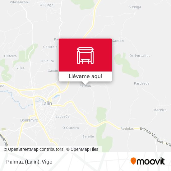 Mapa Palmaz (Lalín)