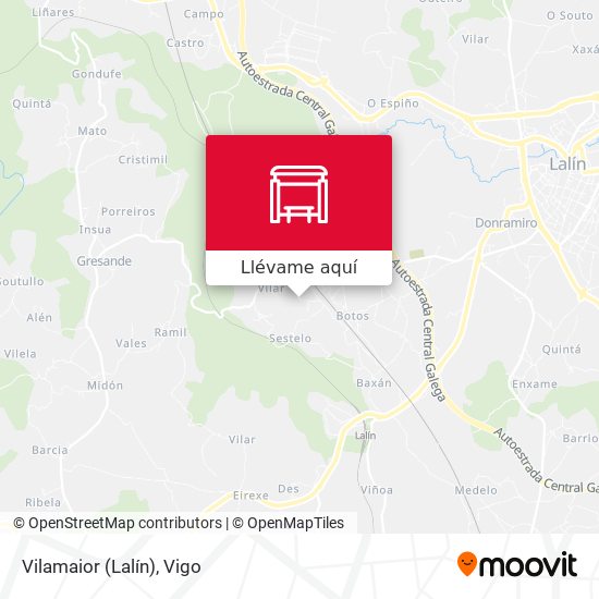 Mapa Vilamaior (Lalín)