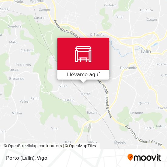 Mapa Porto (Lalín)