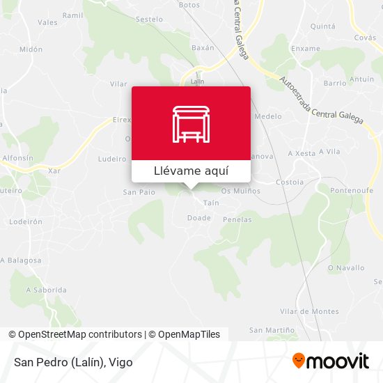 Mapa San Pedro (Lalín)
