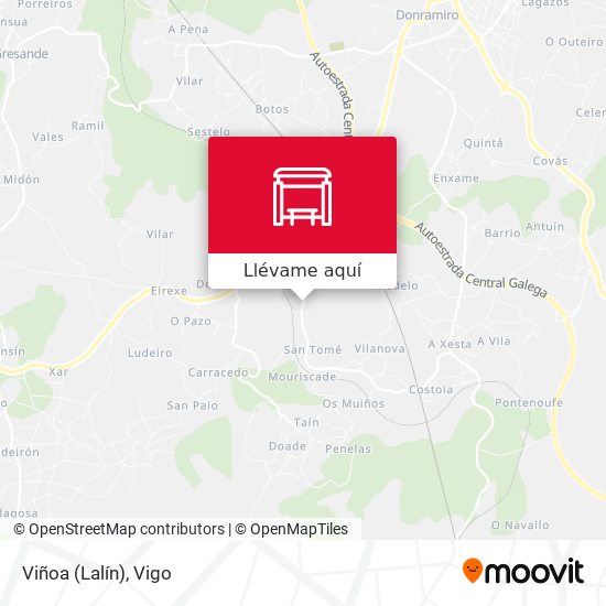 Mapa Viñoa (Lalín)