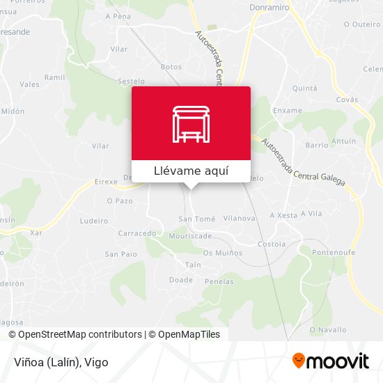 Mapa Viñoa (Lalín)