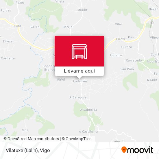Mapa Vilatuxe (Lalín)