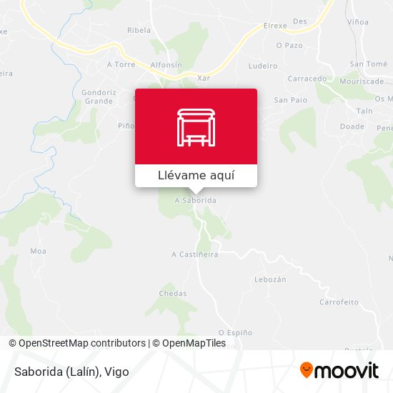 Mapa Saborida (Lalín)