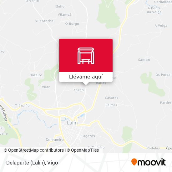 Mapa Delaparte (Lalín)