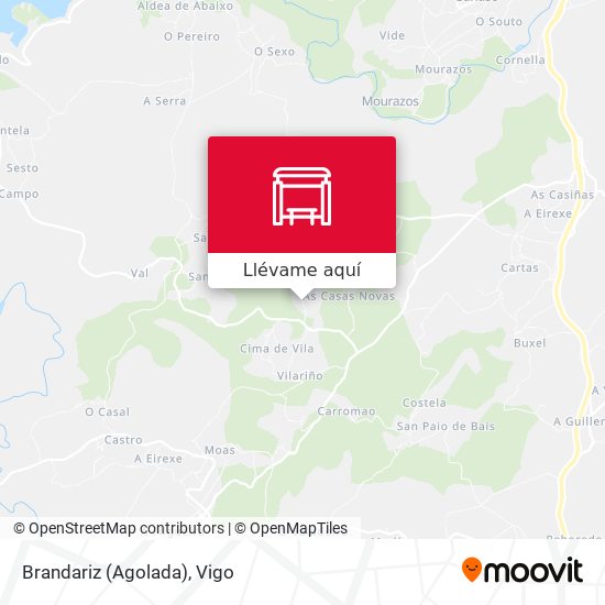 Mapa Brandariz (Agolada)