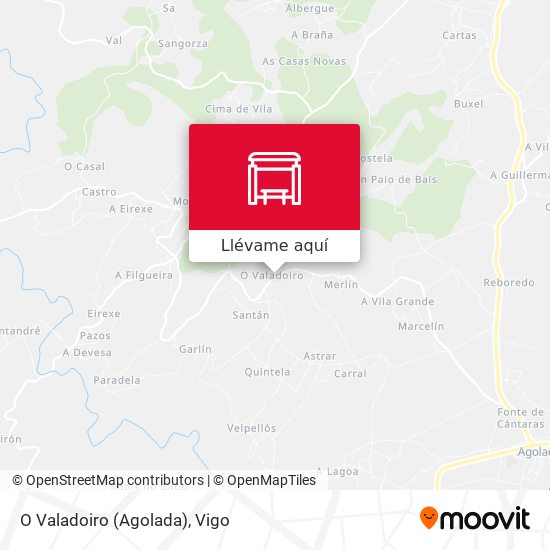 Mapa O Valadoiro (Agolada)
