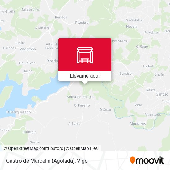 Mapa Castro de Marcelín (Agolada)