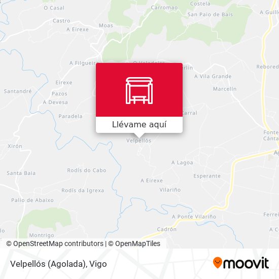 Mapa Velpellós (Agolada)